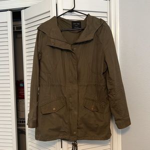 Love tree olive coat